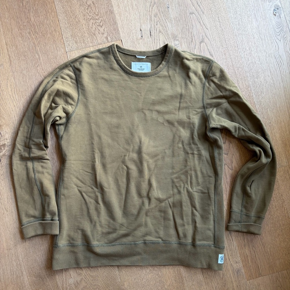 Reigning Champ Olive Crewneck Sweatshirt